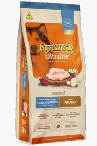 Special Dog Ultralife Light – Cão Castrado – Adulto – Porte médio e grande – Premium Especial – Frango (15kg)